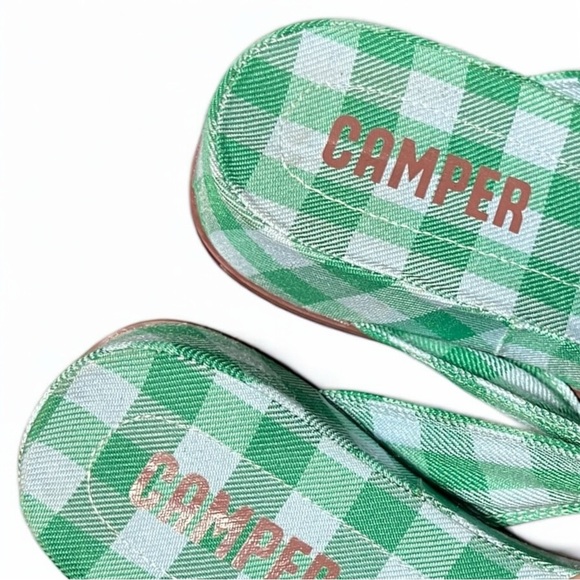 🌻NEW NWOT Camper Green and Blue Atonik Sandals - Picture 11 of 13